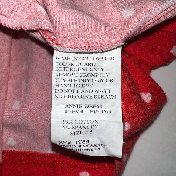 Eleanor Rose 4/5 Valentine's Day Hearts Dress - Picture 4 of 4